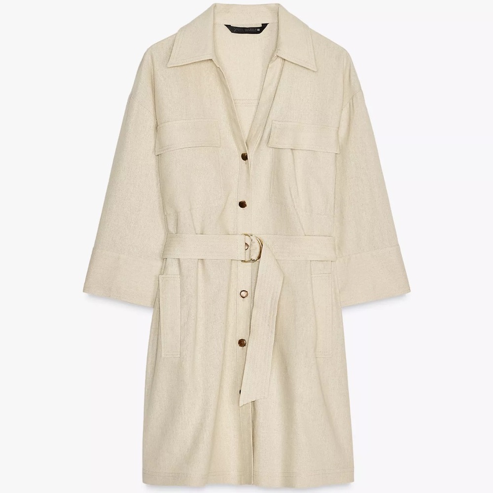 Zara Beige mini dress